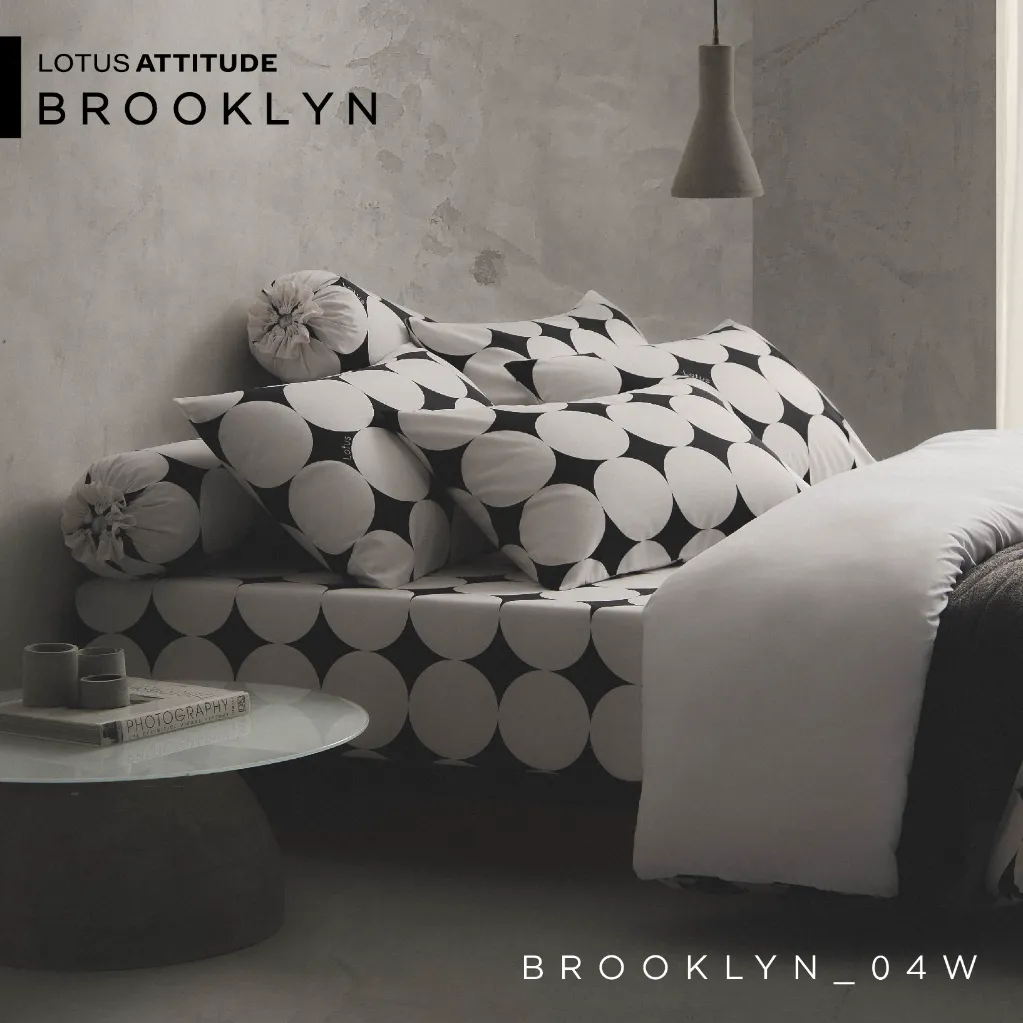 Lotus Attitude Brooklyn - Comforter 90"x100" - LTA-CT-BROOKLYN-BR04W