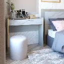 Florence Dressing Table DT85 - Grey Lin/Volakas Matt