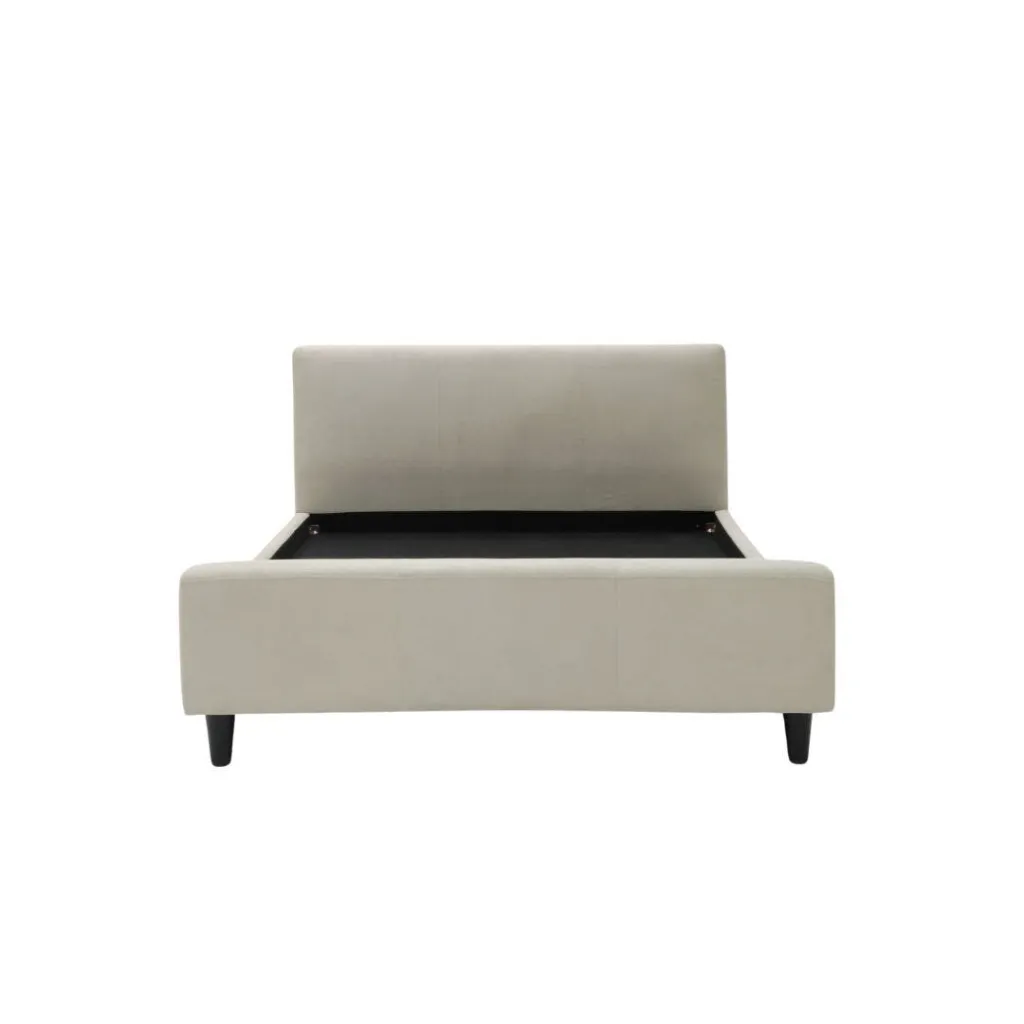 Giffer Bed 5ft-Cream Fabric