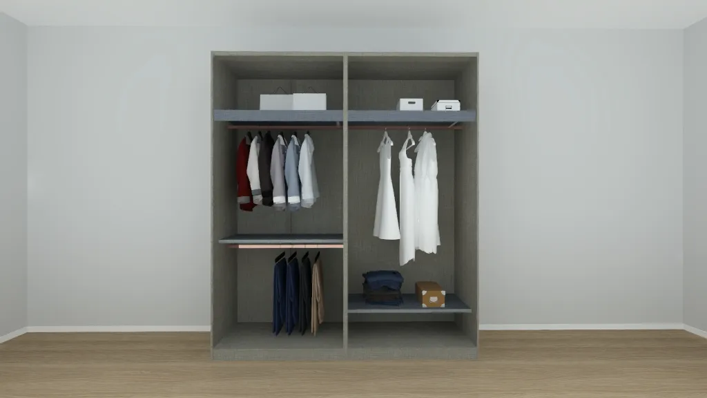 Wardrobe Plus -I@H_250000232:DA-Pink Gold/IVO/TW/Grey,Door:Pink/WH Pearl/Gold MIR