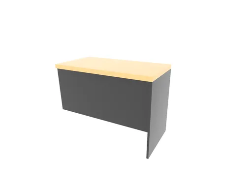 Access Office Executive Desk160cm + Left Sidereturn  100cm Wide  - Maple (0)1.webp