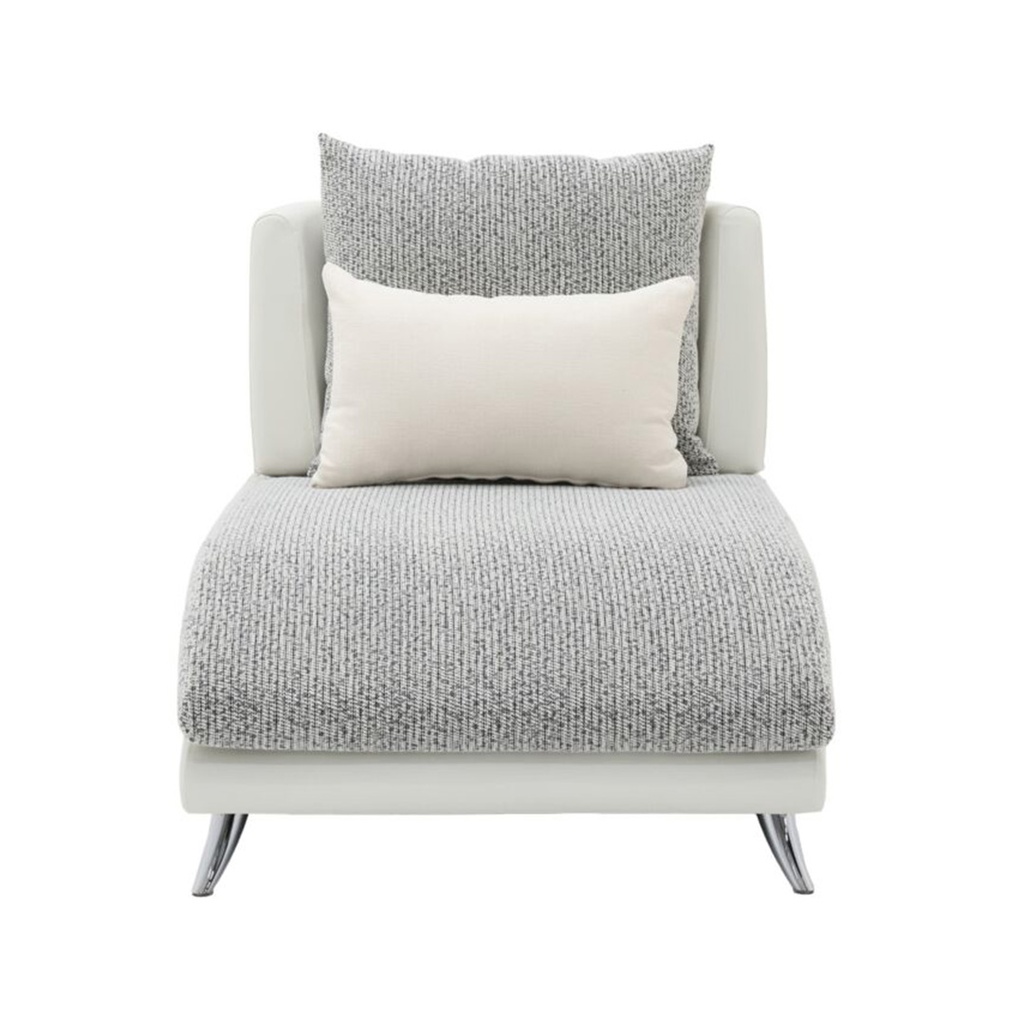 [19055591] Jelly Sofa 1 Seater - Black / White